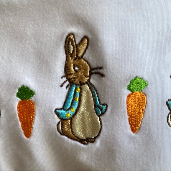 Abby & Evie Embroidered Peter Rabbit Sundress in Floral Pastels NWT - Picture 11 of 11